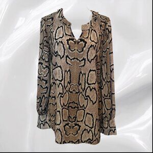 CAbi Serpentine Blouse Size M